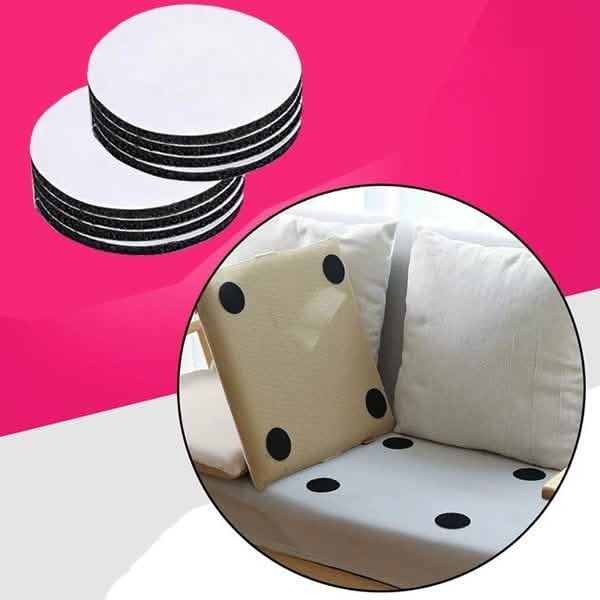 10 paires : Ruban adhésif anti-relevage pour tapis, agrippe-tapis Velcro