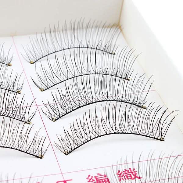 10 Paires : Faux Cils Longs Faits Main Naturels et Tendance pour Maquillage
