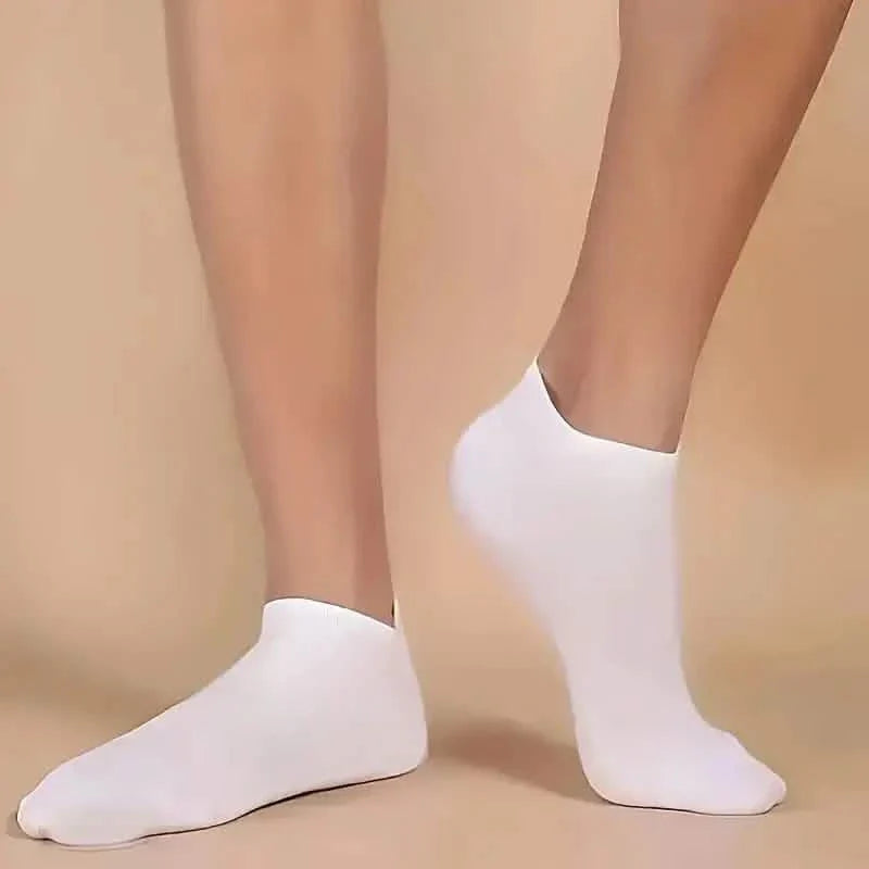 Lot de 10 paires : Chaussettes unies tricotées à doublure pour homme