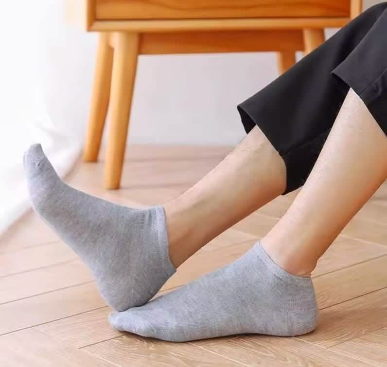 Lot de 10 paires : Chaussettes unies tricotées à doublure pour homme