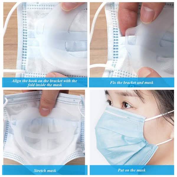 Lot de 10 : Support interne pour masque 3D