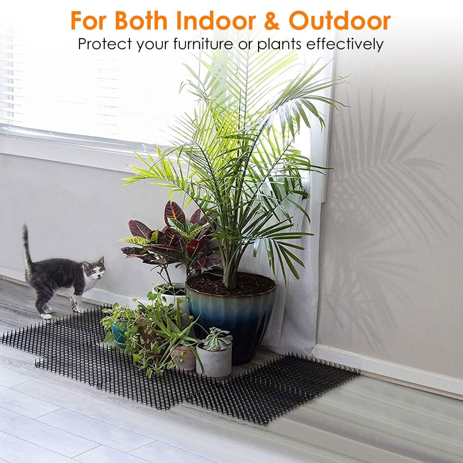 Lot de 10: Tapis anti-chats à pointes