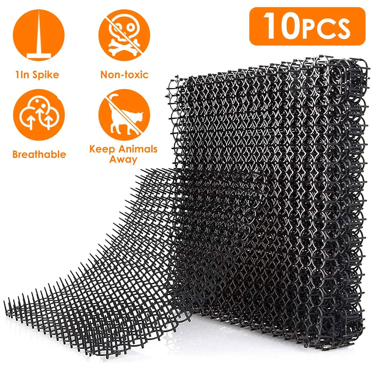 Lot de 10: Tapis anti-chats à pointes