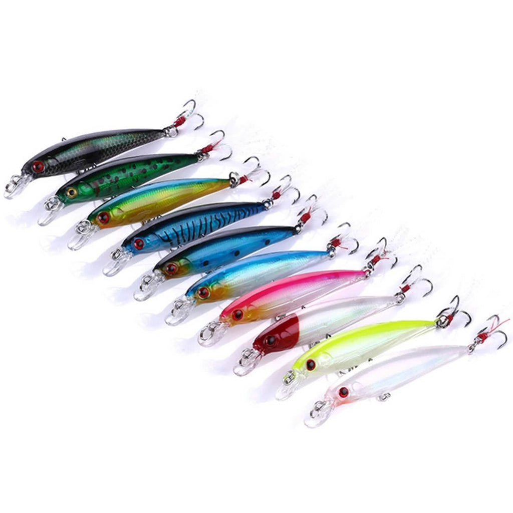 Kit de leurres de pêche - 10 pièces