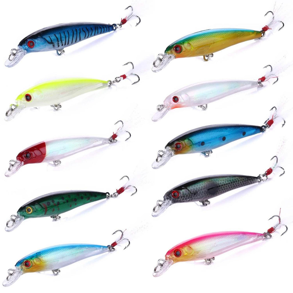 Kit de leurres de pêche - 10 pièces