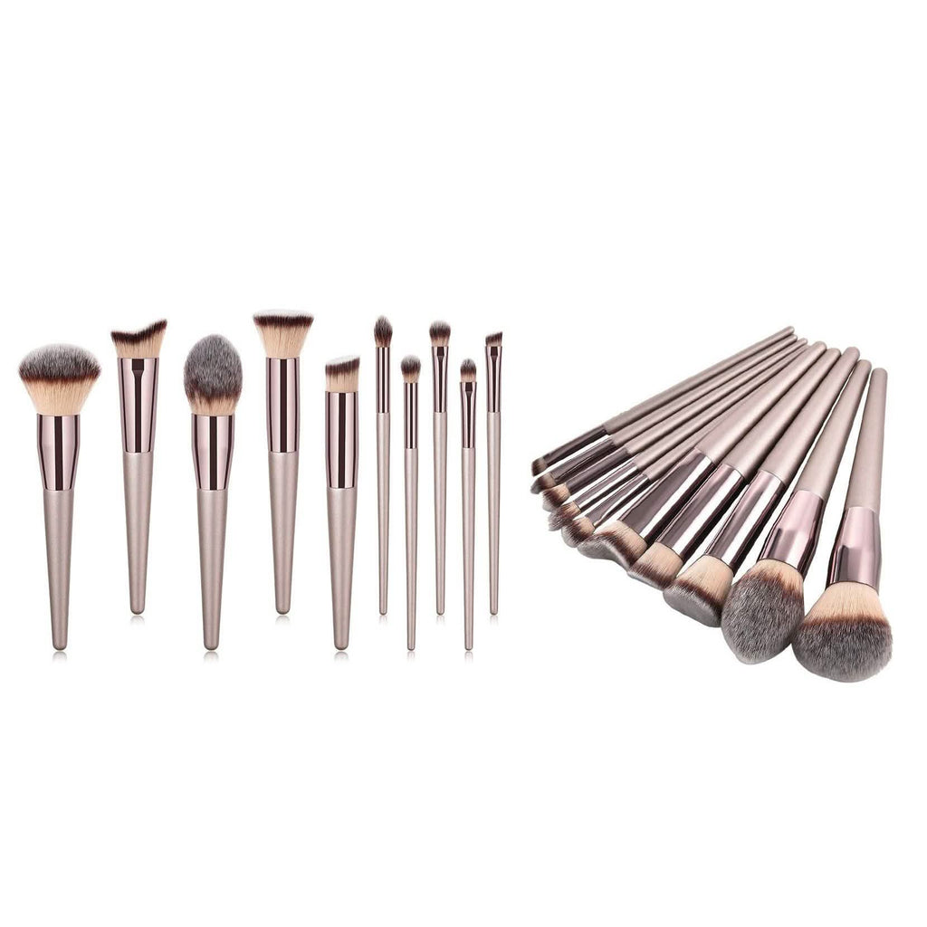 Ensemble de 10 Pinceaux Maquillage Lumineux