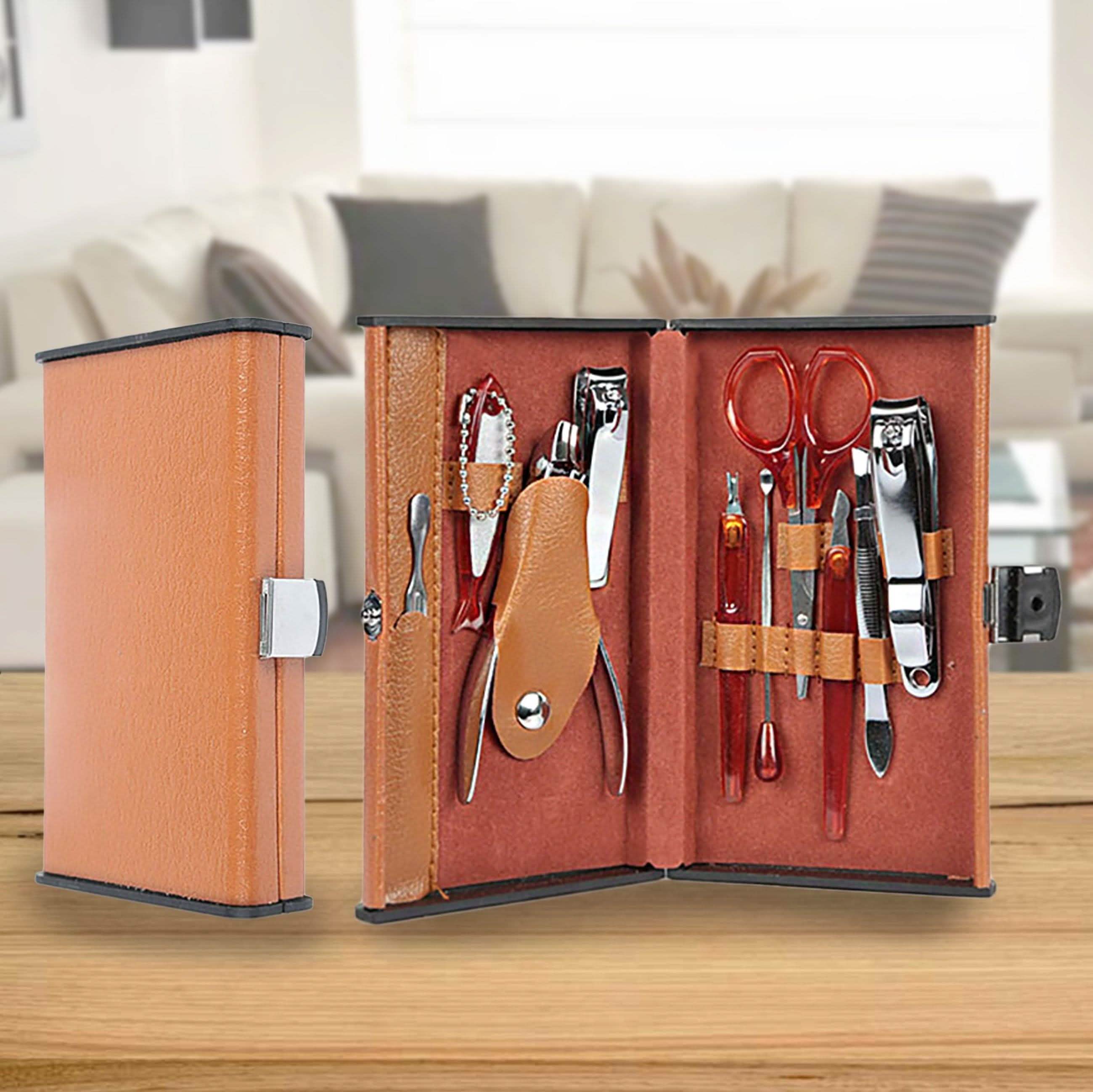 Ensemble 10 pièces : Trousse de manucure