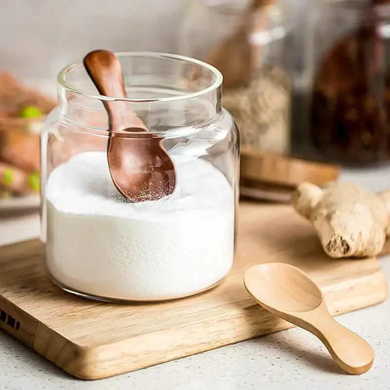10 pièces : mini-cuillères en bois