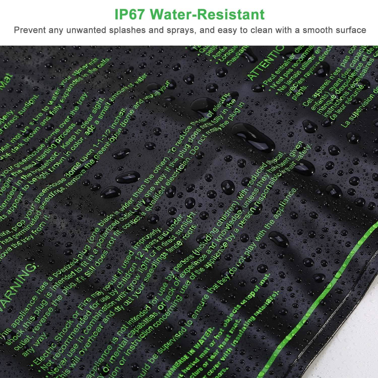 Tapis chauffant 25 x 50 cm pour la germination des semis