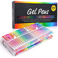 Lot de 100 : Ensemble de stylos gel colorés