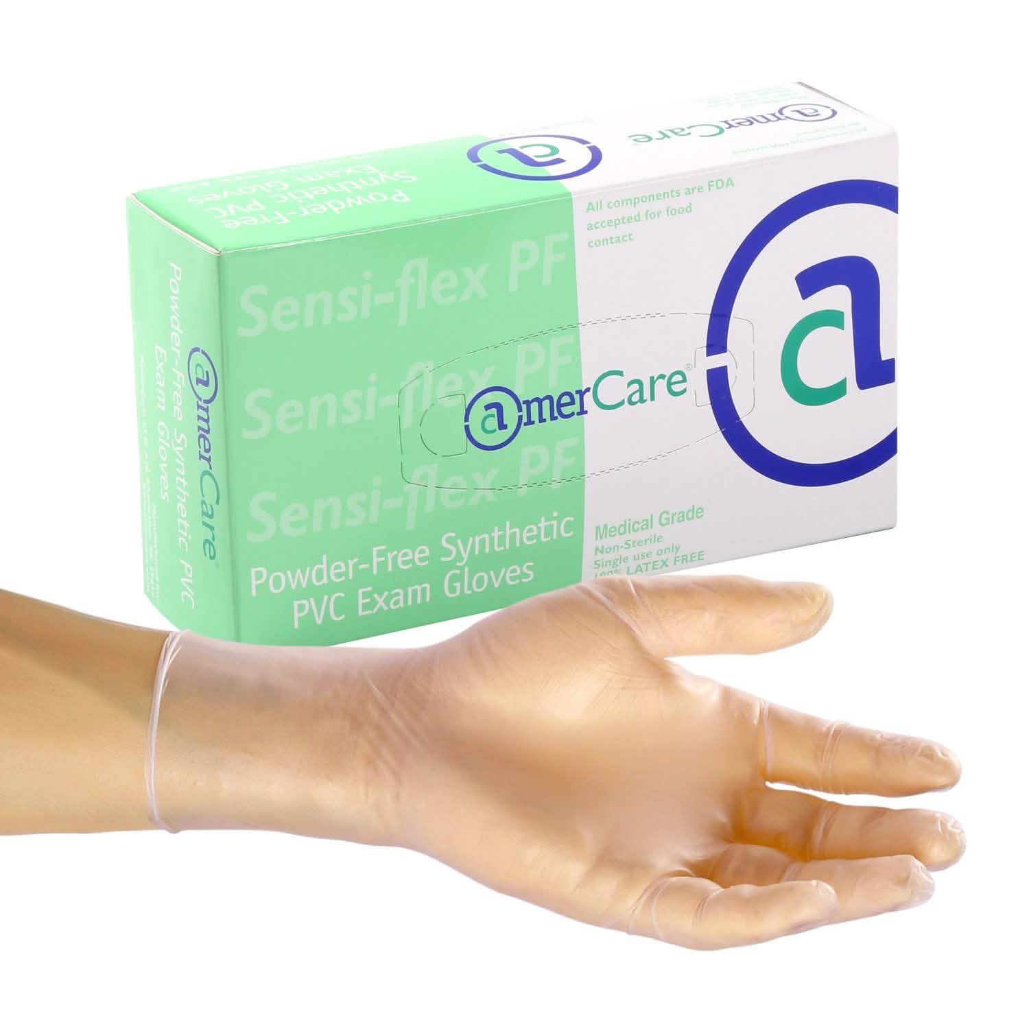 Lot de 100 : Gants en vinyle Sensi-Flex