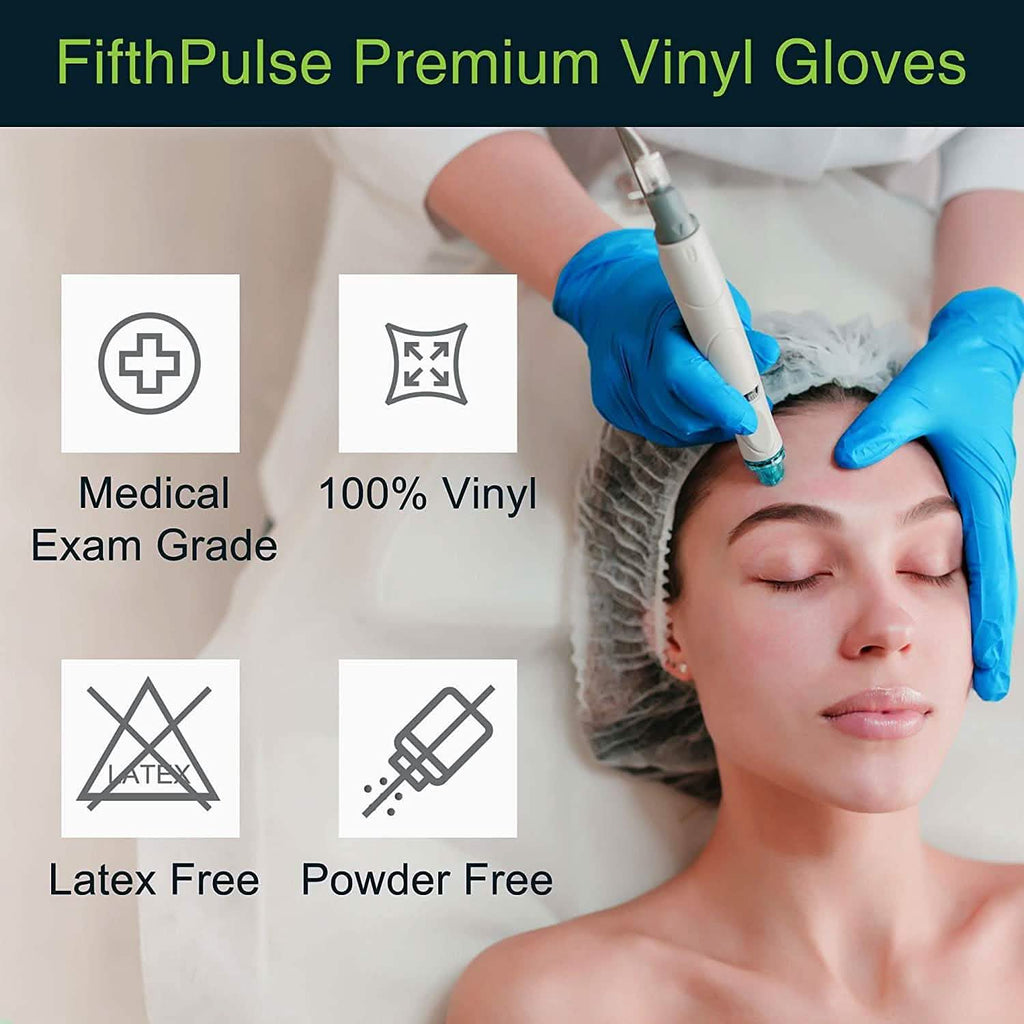 Paquet de 100 gants jetables en vinyle
