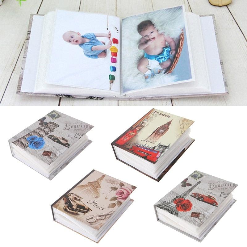 Album photo 100 pochettes Livre de photos Étui Cadeau de mémoire pour enfant Albums de scrapbooking de famille Cadeau d'anniversaire de mariage pour couple