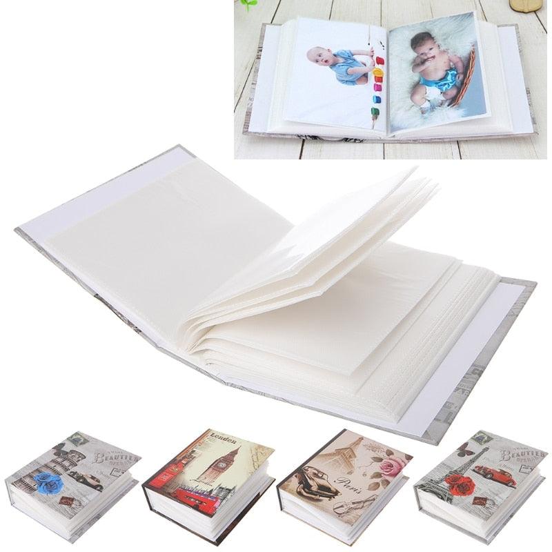 Album photo 100 pochettes Livre de photos Étui Cadeau de mémoire pour enfant Albums de scrapbooking de famille Cadeau d'anniversaire de mariage pour couple
