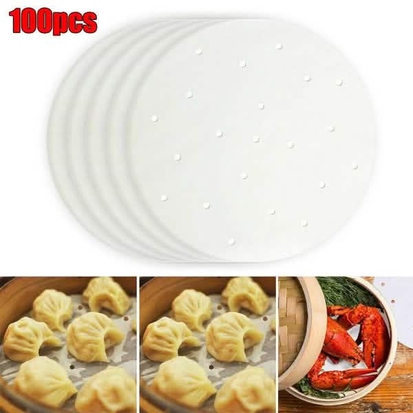 100 pièces : Papier sulfurisé pour friteuse à air