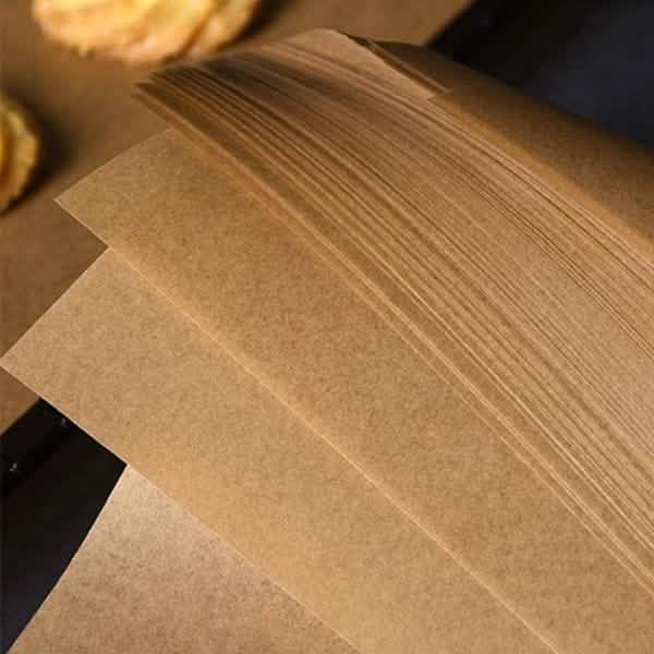 Lot de 100 feuilles : Tapis jetables en papier sulfurisé pour la cuisson