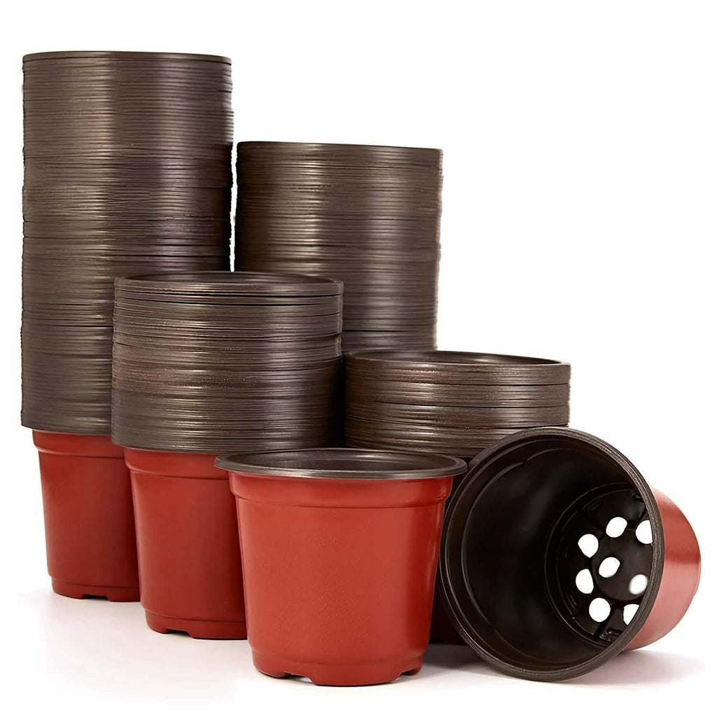 Lot de 100: Pots de pépinière en plastique