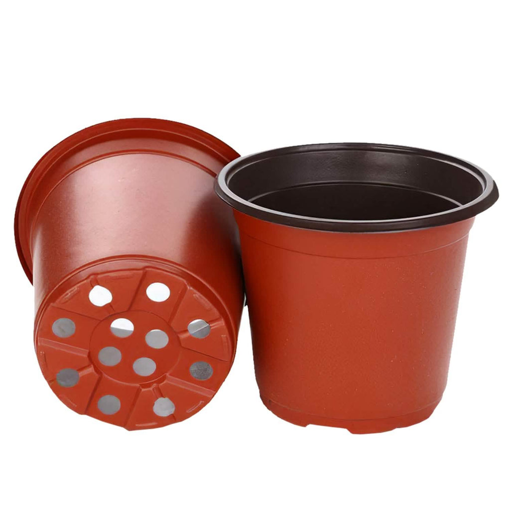 Lot de 100: Pots de pépinière en plastique
