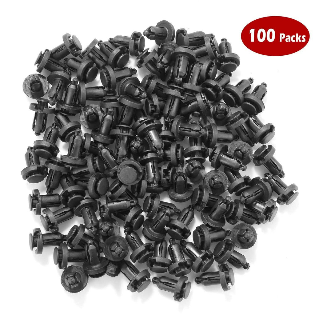 100 pièces : Rivets de fixation pour pare-chocs 10 mm