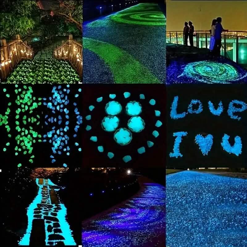 1000 pièces : Pierres lumineuses pour jardin, plantes, aquarium et plus