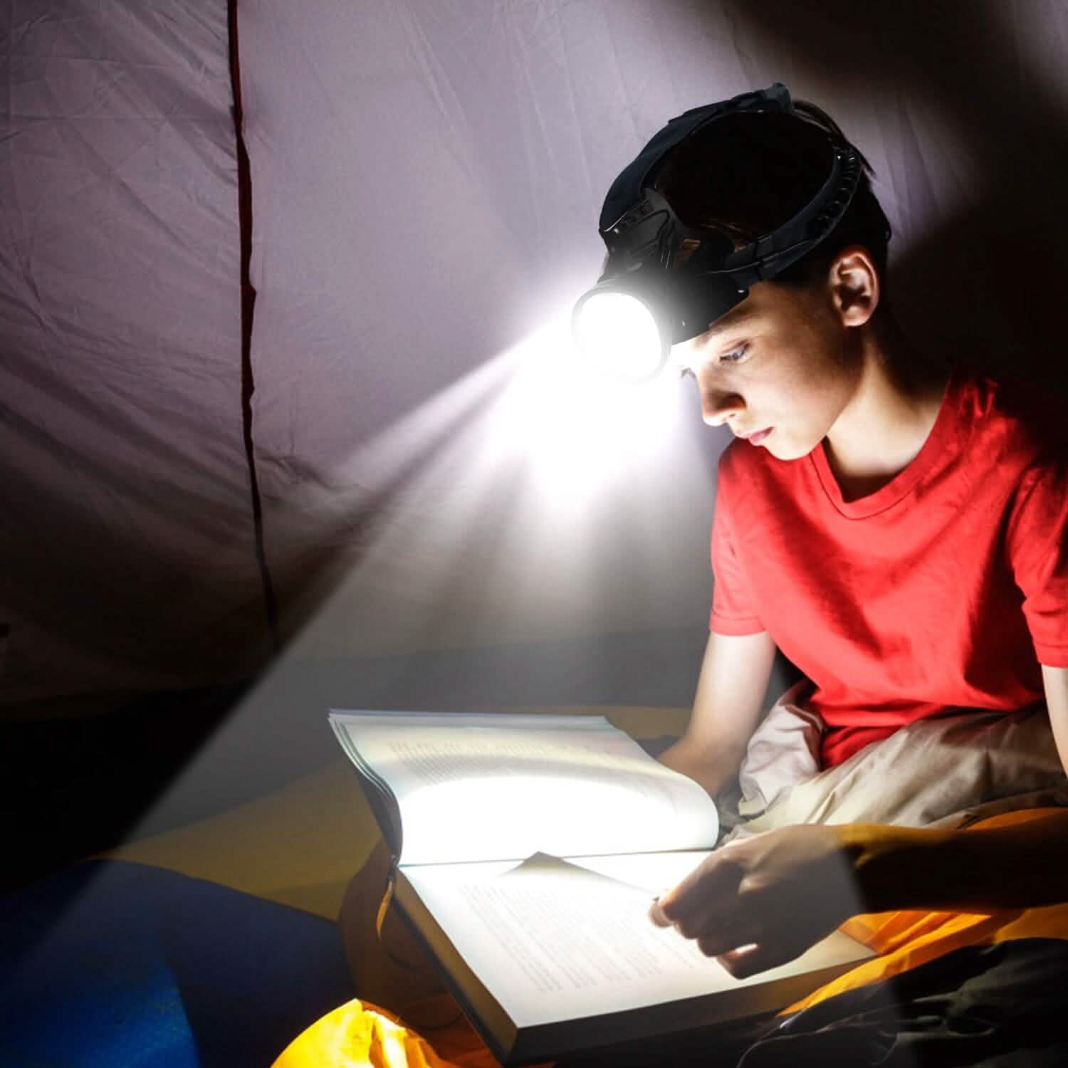 Phares Rechargeables LED 100000LM à 7 Modes d'Éclairage