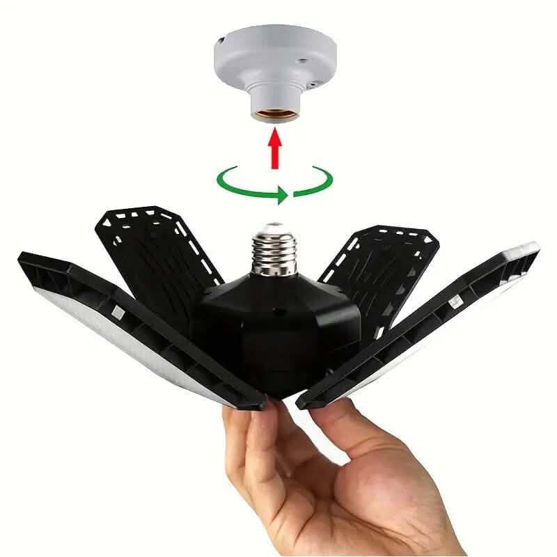 Ampoules de Garage LED 3 Feuilles 10000LM Super Brillantes