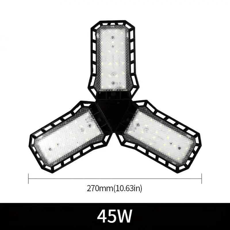 Ampoules de Garage LED 3 Feuilles 10000LM Super Brillantes