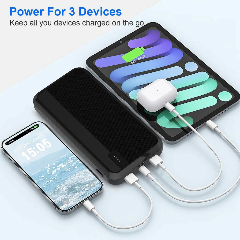 Batterie externe portable à charge rapide PD22.5W 10000mAh ou 20000mAh