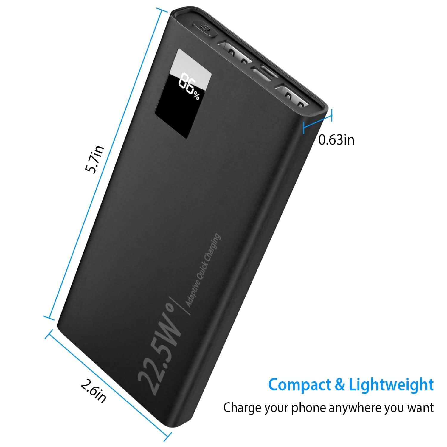 Batterie externe portable 10000 mAh