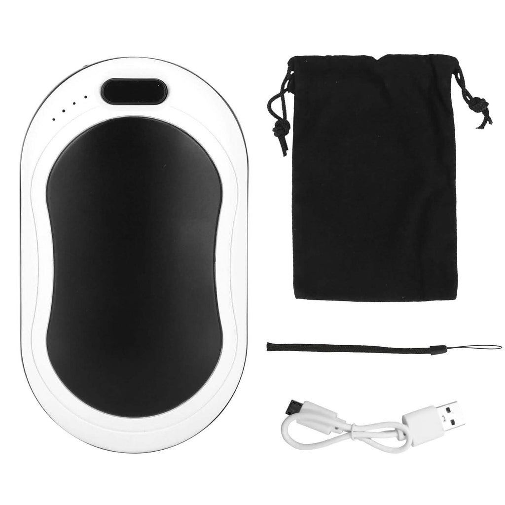 Batterie externe 10000 mAh Chauffe-mains rechargeable Chauffage double face