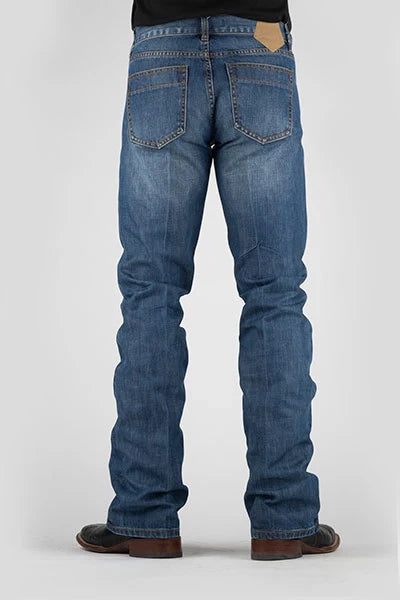Jean bootcut pour homme Tin Haul 1660 Jagger Fit (délavage moyen)