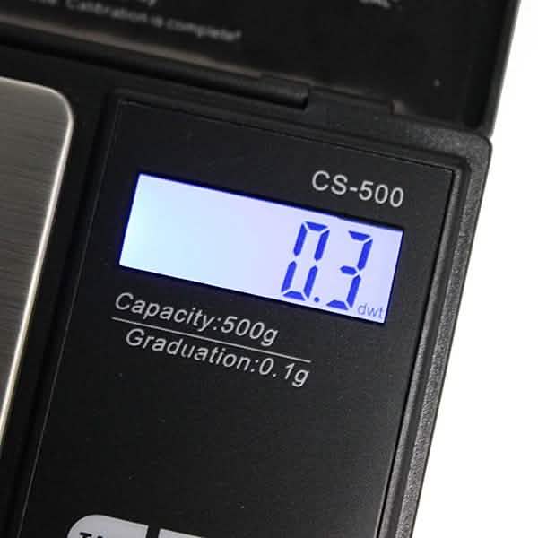 Balance de poche numérique de précision 1000g x 0.1g pour bijoux, or