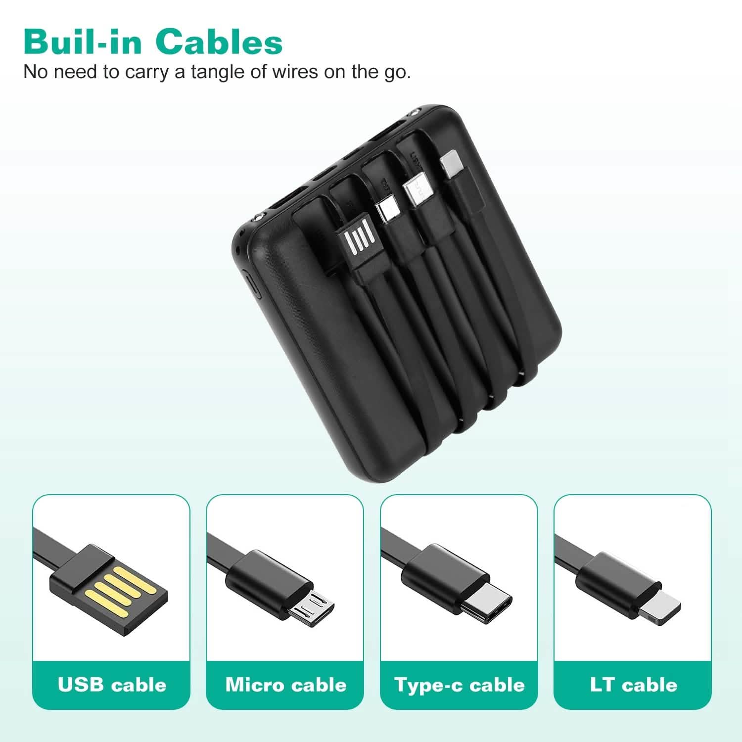 Batterie externe portable 1000 mAh