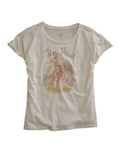 T-shirt femme Tin Haul Buckin Cowgirl (blanc)