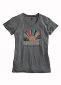 Tin Haul Hello Sunshine (Gris) - T-shirt pour femme