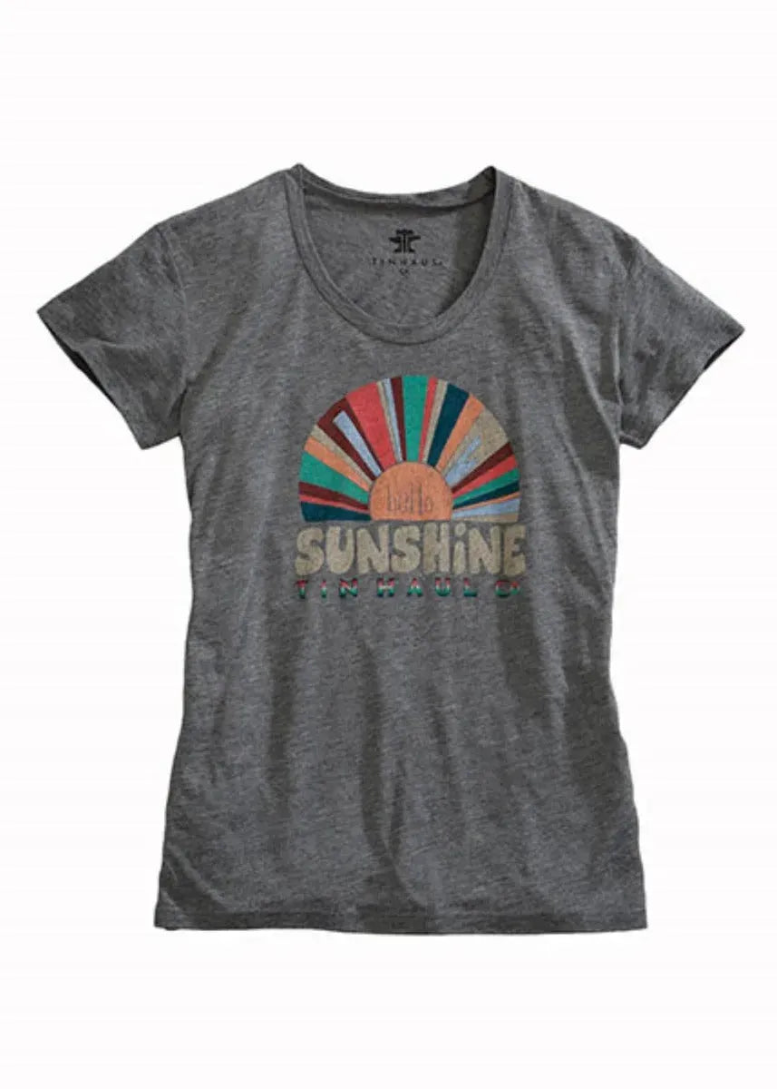 Tin Haul Hello Sunshine (Gris) - T-shirt pour femme