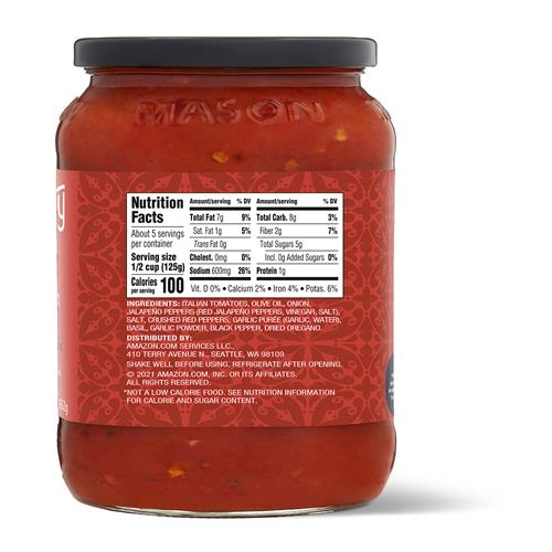 Sauce pour Pâtes Arrabbiata Épicée Aplenty, 652 g