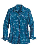 Chemise Western Femme Tin Haul 2186 Cactus Shadows (Bleu)