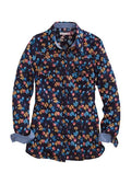 Tin Haul 1425 Firefly Floral (Black) - Women's Western Shirt