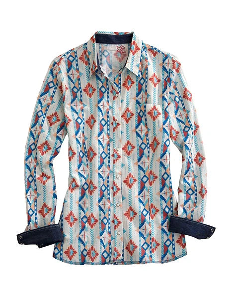 Chemise Western Tin Haul 1578 Aztec Sud-Ouest (Multicolore) - Femme