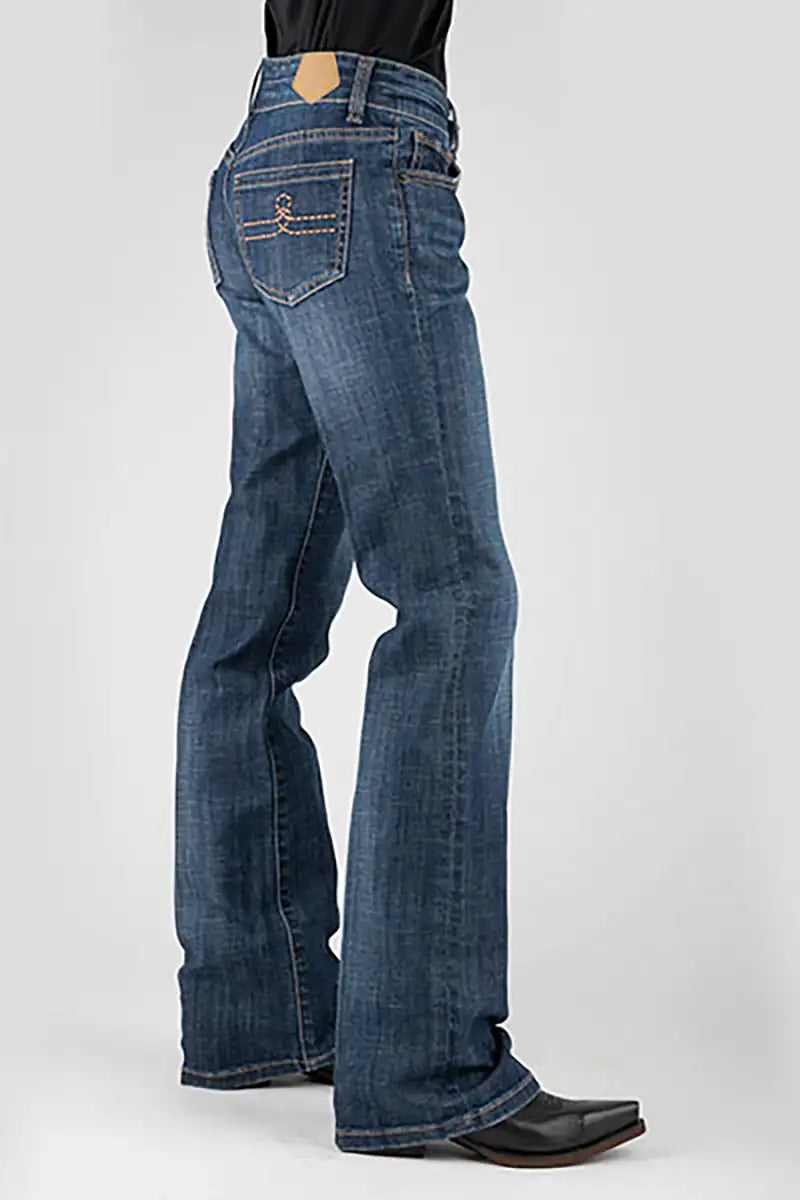 Tin Haul 280 Rosie Fit Double loop Pocket ( Denim Dark Wash ) - Women's Jeans