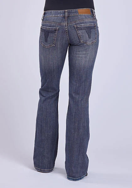 Jean Bootcut Femme Tin Haul 280 Rosie Fit Long Horn Deco (Délavage Medium)