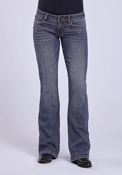 Jean Bootcut Femme Tin Haul 280 Rosie Fit Long Horn Deco (Délavage Medium)