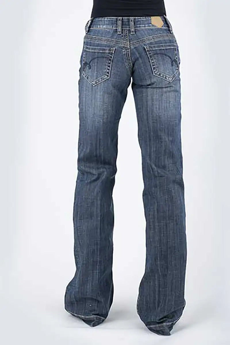 Jean pour Femme Tin Haul 460 Ella Fit Blue Loop Pocket ( Denim foncé )