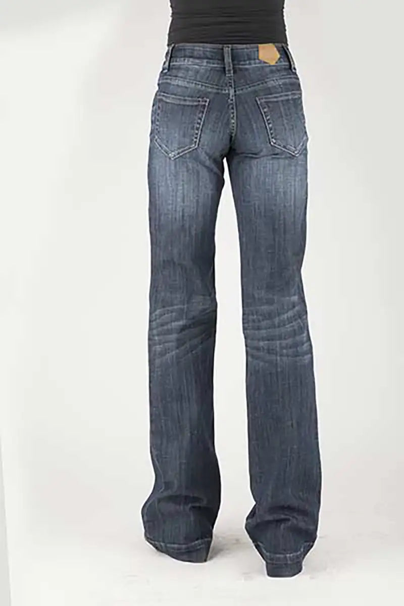 Jean Tin Haul 460 Ella Fit Plain Pocket (Denim foncé) - Femme