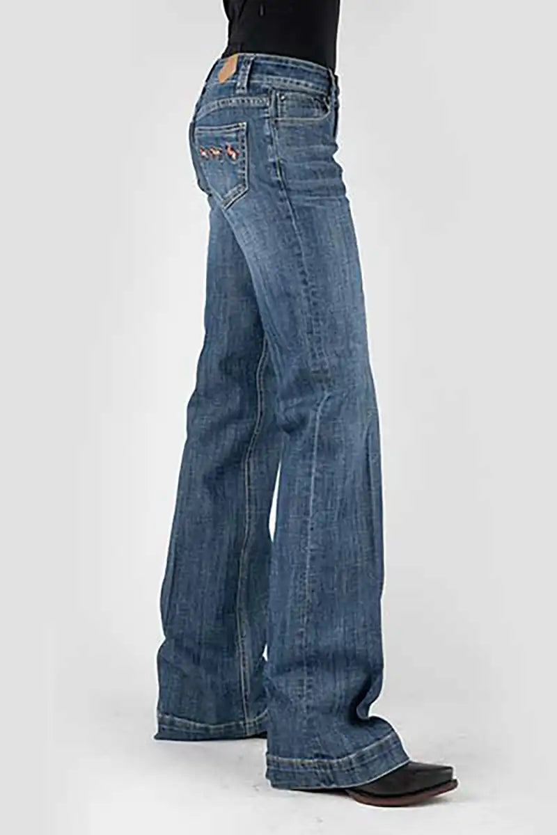 Jean pour femme Tin Haul 460 Ella Fit Horse Pocket (délavé moyen)