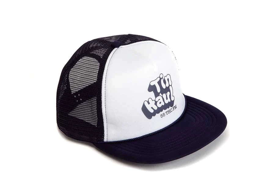 Casquette trucker Tin Haul à imprimé bulles (blanc)