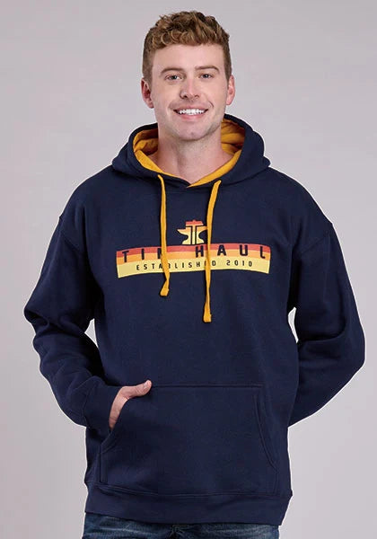 Hoodie pour homme Tin Haul Bar and Anvil Logo (bleu marine)