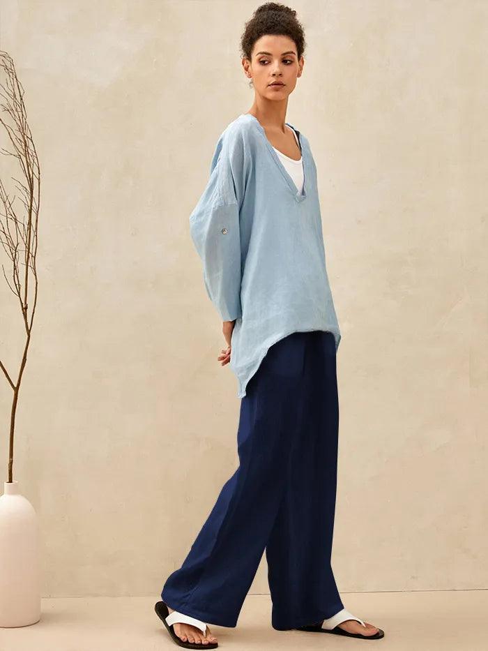 Pantalon classique 100 % lin LYON