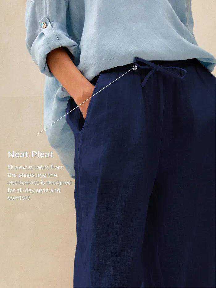 Pantalon classique 100 % lin LYON